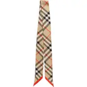 burberry Check Silk Twill Scarf