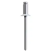 Countersunk Open Rivet AL 5052 Steel Zinc Plain Finish