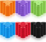240 Pack 2-Inch Hydroponic Clone Collars - Colorful Foam Inserts for Net Pots