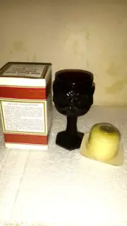 VTG 1876 CAPE COD WINE GOBLET CANDLE HOLDER UNUSED
