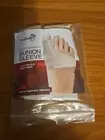 PEDIDOC-BUNION SLEEVE-GEL TOE SEPARATOR-W/NON-SLIP GRIP INSERT-NEW!