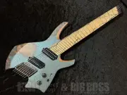 Ormsby Guitars GOLIATH ELITE II G8 SWAS EB BLUE Copper print