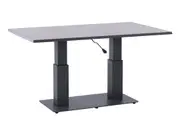 FurnitureOkay Mosman Ceramic Outdoor Height Adjustable Table - Charcoal