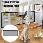 Large Pet Dog Baby Safety Gate Mesh Fence Portable Guard Indoor Kitchen Home ♔