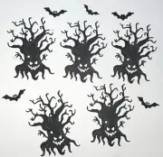 HALLOWEEN CREEPY TREE PAPER DIE CUT EMBELLISHMENTS