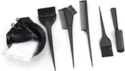 Baluue Complete Hair Dye Tool Set 11pcs Kit Bowl Brush Hair Coloring Tools for Home and Salon