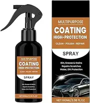 Car Coating Spray - Car Coating Agent Spray | Nano Auto Polishing Solution, Gloss & Shield for Automotive Paint, 100ml UV Protective for Cleaning, Shining Paint