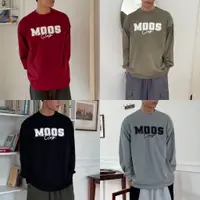 在飛比找蝦皮購物優惠-【KOREA MOOS】MOOS CLUB斑駁字母長袖TEE