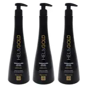 Helis Gold Weightless Conditioner by Helis Gold for Unisex - 16.9 oz Conditioner - Pack of 3
