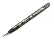 c1950 DIXON RITE RITE THREADLINE VIEWPOINT GREY CELLULOID MECHANICAL PENCIL