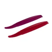 Tupperware Serrated Grapefruit Knife Lettuce Tomato Corer Scoop Pink Red