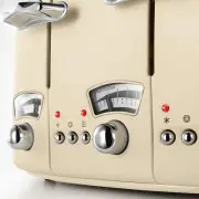 De'Longhi Argento Flora 4 Slice Jasmine Beige
