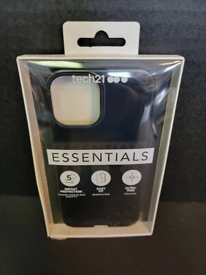 Black Case For iPhone 2020 6.7" By Tech 21 Essentials iPhone 12 Max Pro NEW!