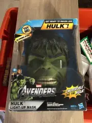Marvel’s Avengers Phase 1 Hulk Mask Toy 2010 With Sounds Light Up Eyes SEALED