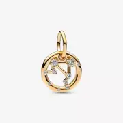 *BRAND NEW* Pandora Moments 14k Gold Plated Libra Zodiac Dangle Charm 762712C01
