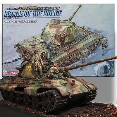 DRAGON 6254 1/35 SD.KFZ.182 KING TIGER (HENSCHEL TURRET) BATTLE OF THE BULGE
