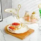 Stable 3 Tier Serving Tray Large Capacity Three-layer Fruit Plate Wedding