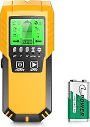 Stud Finder Wall Scanner Detector - 5 in 1 Electronic Wall Wood Metal Stud Locator Edge Center Sensor Beam for Live AC Wire Pipe Metal Lumber Joist Drywall Framing Detection