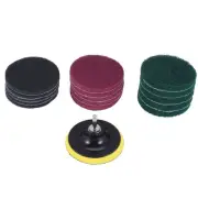 16Pcs 4 Inch Drill Brush Tile Scrubber Scouring Pad Cleaning Kit with 49905