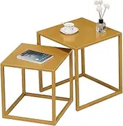 Modern Metal Nesting Tables for Living Room, Tea Table/Sofa Tables/Coffee Tables/Pedestal Tables/a Feito na China Comfortable Anniversary