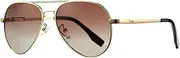 [Pro Acme] Small Polarized Aviator Sunglasses for Adult Small Face and Junior,52mm