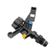 New Auto-rotate Arm Nozzle 20mm Male Thread Two Holes Not Adjustable Irrigation