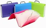 Marbig Expanding Case Foolscap 26 Pocket Summer Colours