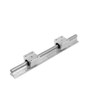 SBR20-39.37 inch / 1000mm 20mm Linear Motion Rail Shaft Slide Guide 1Pcs + 2P...