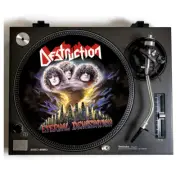 Destruction Turntable Slipmat for Vinyl Records, Thrash Speed Metal Eternal lp