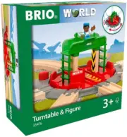 BRIO Tracks - Turntable & Figure 2 Pieces Style Name:Single
