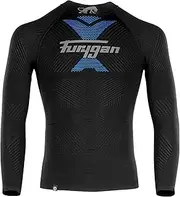 Furygan Active Long Sleeves 37.5 - Thermal Top Unisex, Technical Garment with 37.5® Thermoregulation Technology, Practical for Motorcycle, Bike, Ski, Quick-Drying, Black