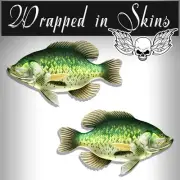 Crappie Decals Fish Stickers Tackle Box RV Truck Camper Trailer AFP-0015