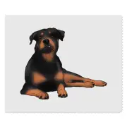2 x 'Goofy Rottweiler' Microfibre Lens / Glasses Cleaning Cloths (LC00023971)