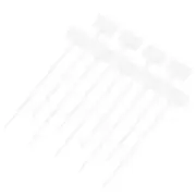 250pcs Marker Cable Zip Ties, 4'' Self-Locking Nylon Labels Zip Tie, White