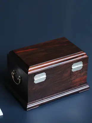 工藝獨特 精美首飾盒 中式復古古典木質珠寶飾品收納盒 (4.9折)