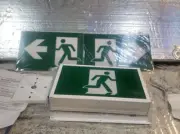 LED Emergency Running Man Exit SHELTER Sign WITH 2 SIGH LEFT AND RIGHT,,(44C)