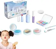 Kids Makeup Kit for Girls | Little Girls Make up Kit | Toddler Fake Play Cosmetic Kit Makeup Set Toys for Home, School, Daycare Center