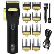 Rechargeable Hair Clippers, Beard Trimmer, Home Haircut Kit, Cordless Barber Grooming Sets, Trimmer for Men with Beard Trimmer