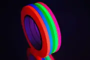 DirectGlow 1/4 Inch Blacklight Fluorescent Glow Gaffer Tape 1 Roll x 25 yards