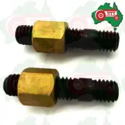 2x Exhaust Elbow Stud Nut Fits Massey Ferguson TED20 TEA20 TEF20 35 135 Petrol