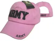 U.S. ARMY Pink Ladies Women Letter Embroidered Cap Hat (TOPW) CAP601DP