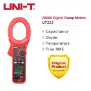 UNI-T UT222 2500A TRMS Digital Clamp Meter 1000V Inrush Current/AC+DC/LPF Tester