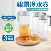 在飛比找momo購物網優惠-【KOMAX】銀霜Tritan耐熱冷水壺2.0L_韓國製(3
