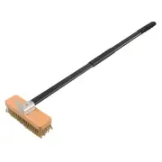 User Friendly Design Long Handled Pizza Oven Brush for Easy Maneuvering