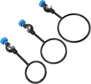 Anneome Pcs Iron Laboratory Support Rings Set Sturdy Iron Ring for Lab Use Acid-resistant Support for Glassware