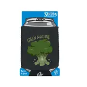 Green Machine Gym - Funny Novelty Stubby Holder With Base