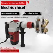 Electric Hammer Chisel Hiseling Machine Concrete Site Wall Ground Roughening