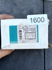 Siemens SMF-FG2 Manual Starter/ 2 Pole Toggle