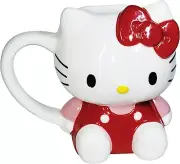 HELLO KITTY Mug Cup Die-cut 200ml Porcelain SANRIO Japan SAN4359-1