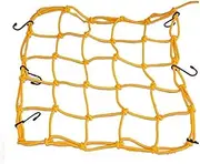ETHZZLE Bike Bag 40cm x 40cm Bungee Net Cargo Helmet Storage Motorcycle Saddle Bag